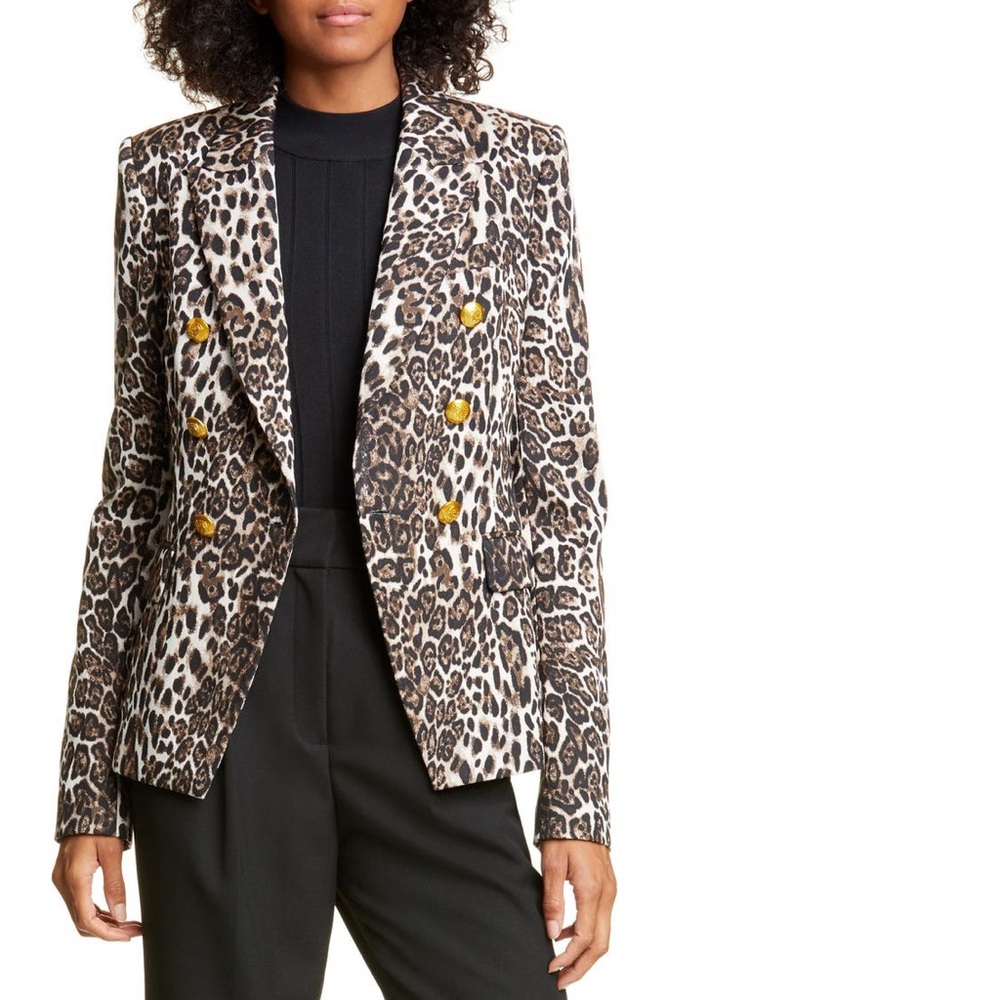A.L.C. Alton leopard print jacket